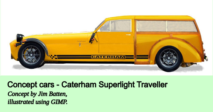 Caterham Superlight Traveller concept car
